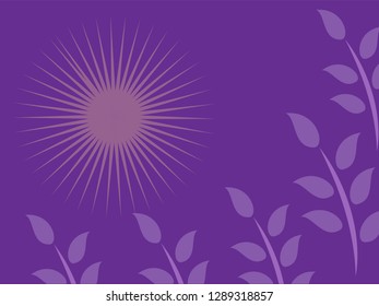 nature background with gradient color and sunlight vector illustration, banner, print, fabric, monitor, screen