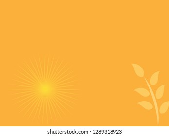 nature background with gradient color and sunlight vector illustration, banner, print, fabric, monitor, screen