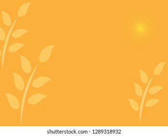 nature background with gradient color and sunlight vector illustration, banner, print, fabric, monitor, screen