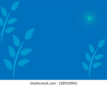 nature background with gradient color and sunlight vector illustration, banner, print, fabric, monitor, screen