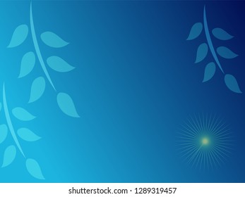 nature background with gradient color and sunlight vector illustration, banner, print, fabric, monitor, screen
