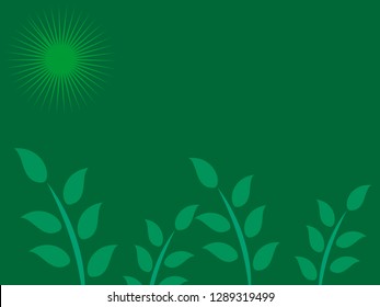 nature background with gradient color and sunlight vector illustration, banner, print, fabric, monitor, screen