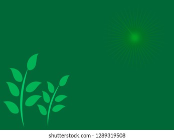 nature background with gradient color and sunlight vector illustration, banner, print, fabric, monitor, screen