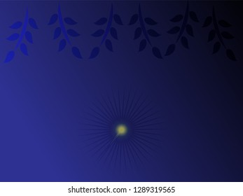 nature background with gradient color and sunlight vector illustration, banner, print, fabric, monitor, screen