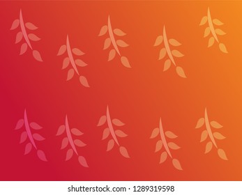 nature background with gradient color and sunlight vector illustration, banner, print, fabric, monitor, screen