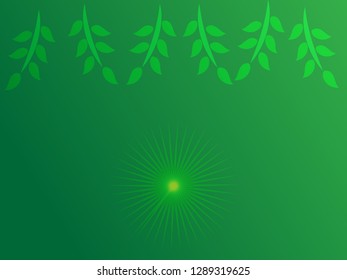 nature background with gradient color and sunlight vector illustration, banner, print, fabric, monitor, screen