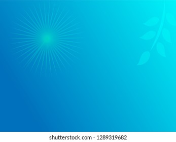 nature background with gradient color and sunlight vector illustration, banner, print, fabric, monitor, screen