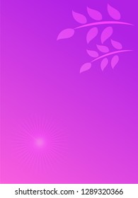 nature background with gradient color and sunlight vector illustration, banner, print, fabric, monitor, screen
