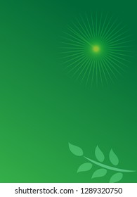 nature background with gradient color and sunlight vector illustration, banner, print, fabric, monitor, screen
