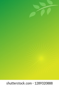 nature background with gradient color and sunlight vector illustration, banner, print, fabric, monitor, screen