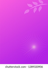 nature background with gradient color and sunlight vector illustration, banner, print, fabric, monitor, screen