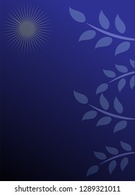 nature background with gradient color and sunlight vector illustration, banner, print, fabric, monitor, screen