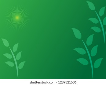 nature background with gradient color and sunlight vector illustration, banner, print, fabric, monitor, screen