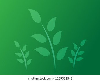 nature background with gradient color and sunlight vector illustration, banner, print, fabric, monitor, screen