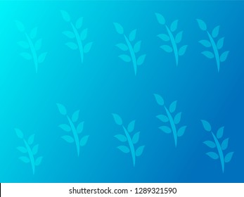 nature background with gradient color and sunlight vector illustration, banner, print, fabric, monitor, screen
