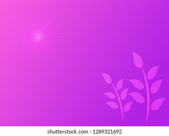 nature background with gradient color and sunlight vector illustration, banner, print, fabric, monitor, screen