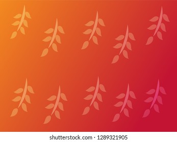 nature background with gradient color and sunlight vector illustration, banner, print, fabric, monitor, screen