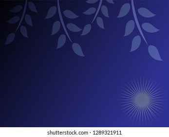 nature background with gradient color and sunlight vector illustration, banner, print, fabric, monitor, screen
