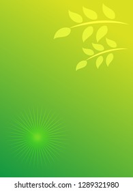 nature background with gradient color and sunlight vector illustration, banner, print, fabric, monitor, screen