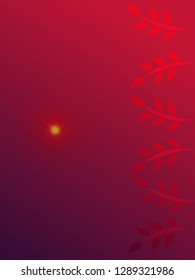 nature background with gradient color and sunlight vector illustration, banner, print, fabric, monitor, screen