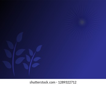 nature background with gradient color and sunlight vector illustration, banner, print, fabric, monitor, screen