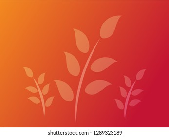 nature background with gradient color and sunlight vector illustration, banner, print, fabric, monitor, screen
