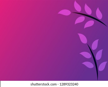nature background with gradient color and sunlight vector illustration, banner, print, fabric, monitor, screen