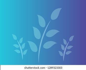 nature background with gradient color and sunlight vector illustration, banner, print, fabric, monitor, screen