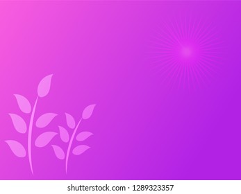 nature background with gradient color and sunlight vector illustration, banner, print, fabric, monitor, screen