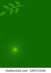 nature background with gradient color and sunlight vector illustration, banner, print, fabric, monitor, screen