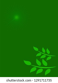 nature background with gradient color and sunlight vector illustration, banner, print, fabric, monitor, screen