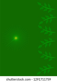 nature background with gradient color and sunlight vector illustration, banner, print, fabric, monitor, screen