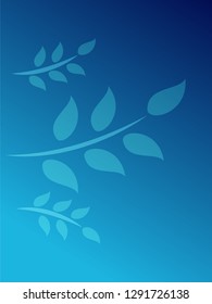 nature background with gradient color and sunlight vector illustration, banner, print, fabric, monitor, screen