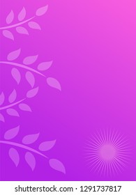 nature background with gradient color and sunlight vector illustration, banner, print, fabric, monitor, screen