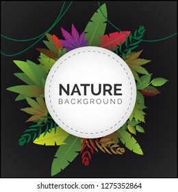 Nature Background Leaves