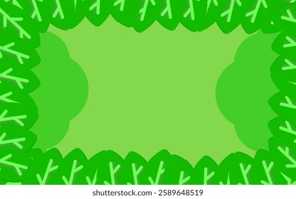 Nature background with leaves
Vector green background with leaves, trees, nature icons