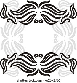 Nature background of leaves. Vector illustration.
