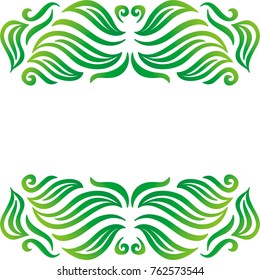 Nature background of leaves. Vector illustration.