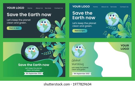 Nature Background, Natural Modern Vector Illustration Concepts For Website And Mobile Website