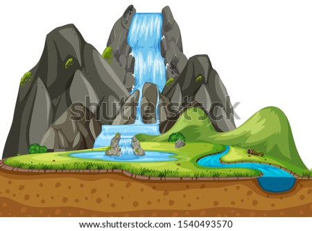 Similar – Image, Stock Photo flow Environment Nature