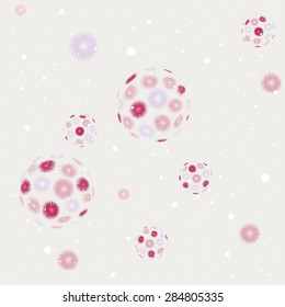 Nature background, nature texture with volume effect, romantic pattern 