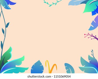 nature background vector illustration 2