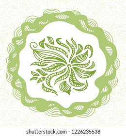 Nature background. Vector illustration