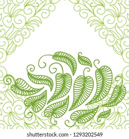 Nature background. Vector illustration