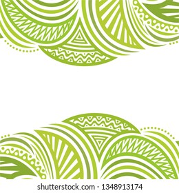 Natureza e fundo. Ilustração vetorial