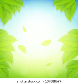 nature background. Vector illustration