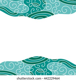 Nature background. Vector illustration.