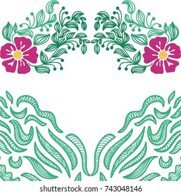 Nature background. Vector illustration.