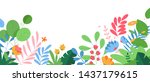 Nature background. Vector illustration floral concept for website banner, presentation template, cover and card design, marketing material.