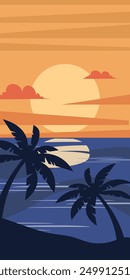 Nature background vertical original design